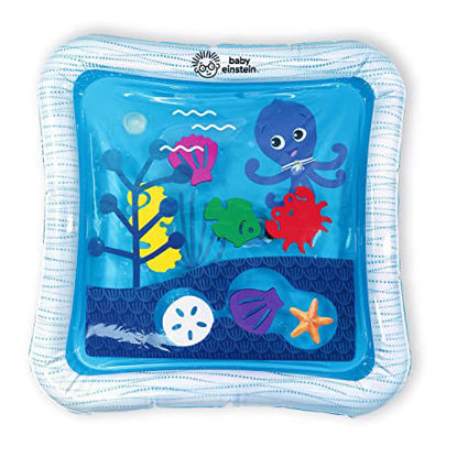 Picture of Baby Einstein Octopus Water Play Mat - Safety Fill Line, Tummy Time Activity & Sensory-Toy for Babies Newborn and up, Blue