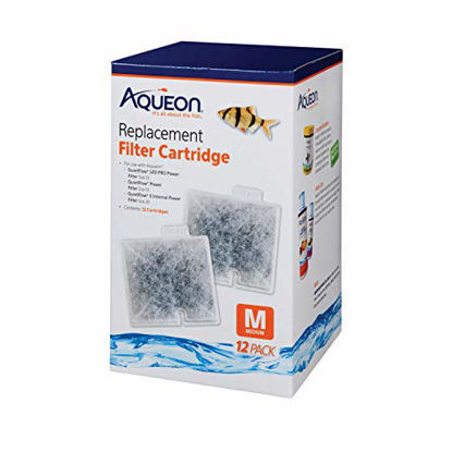 Picture of Aqueon Replacement Filter Cartridges Medium - 12 pack