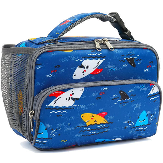 GetUSCart- FlowFly Kids Lunch box Insulated Soft Bag Mini Cooler Back