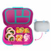 Picture of Bentgo® Kids Chill Lunch Box - Leak-Proof Bento Box with Removable Ice Pack & 4 Compartments for On-the-Go Meals - Microwave & Dishwasher Safe, Patented Design, & 2-Year Warranty (Fuchsia/Teal)