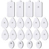Picture of TENS/EMS Unit Replacement Pads NURSAL 20 Pack 3.5mm Snap Electrode Pads for Electrotherapy (Not Fit NURSAL Blue Tens) Reuse More Than 30 Times, Compatible with MEDVICE,Belifu TENS Machine