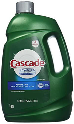 Picture of Cascade Advanced Power Liquid Machine Dishwasher Detergent with Dawn, 125-Fl. Oz, Plastic Bottle (125 Fl Oz)