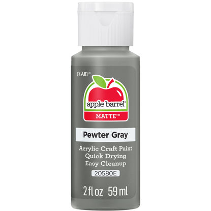 Picture of Apple Barrel Acrylic Paint in Assorted Colors (2 oz), 20580, Pewter Grey