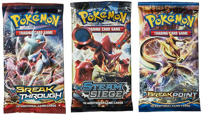 Picture of Pokemon TCG: 3 Booster Packs 30 Cards Total| Value Pack Includes 3 Blister Packs of Random Cards | 100% Authentic Branded Pokemon Expansion Packs | Random Chance at Rares & Holofoils