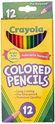 Picture of Crayola 68-4012 Colored Pencils, 12-Count, Pack of 2, Assorted Colors