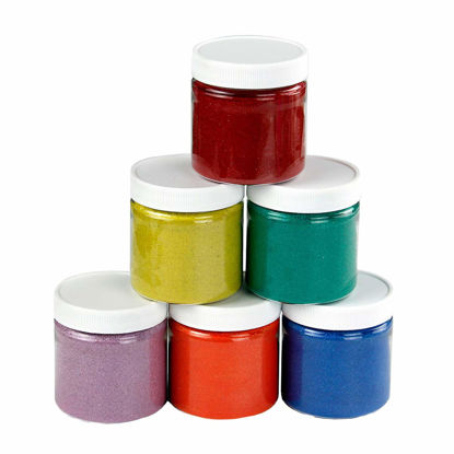 Picture of Hygloss Products Colored Play Sand - Colorful Craft Art Bucket O' Sand, 6-Ounce