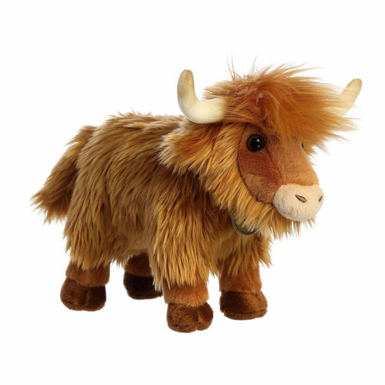 GetUSCart Aurora Adorable Miyoni Highland Cattle Stuffed Animal