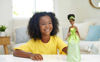 Picture of Disney Princess Tiana Fashion Doll, Sparkling Look with Brown Hair, Brown Eyes & Tiara Accessory
