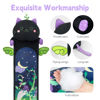 Picture of Mewaii Long Cat Plush Kawaii Body Pillow, 20” Cute Black Cat Stuffed Animals Soft Plushies, Kitten Plush Throw Pillow Doll Big Plush Toys Gift for Girlfriend