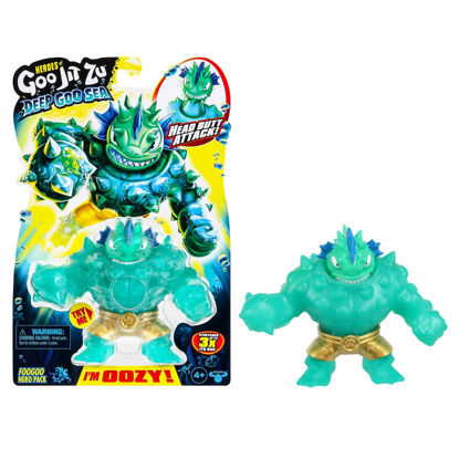 Picture of Heroes of Goo Jit Zu Deep Goo Sea Foogoo Hero Pack. Super Oozy, Goo Filled Toy. with Head Butt Attack Feature. Stretch Him 3 Times His Size!