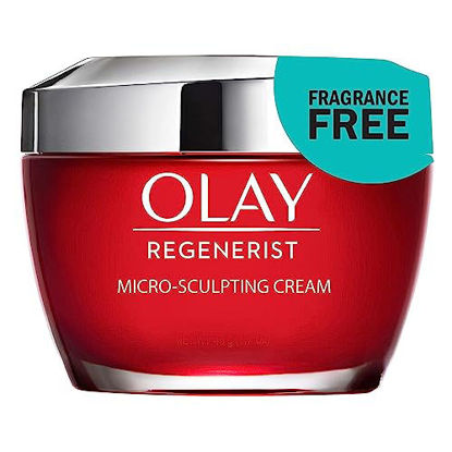 Picture of Olay Regenerist Micro-Sculpting Cream Face Moisturizer with Hyaluronic Acid & Niacinamide, Fragrance-Free, 1.7 oz