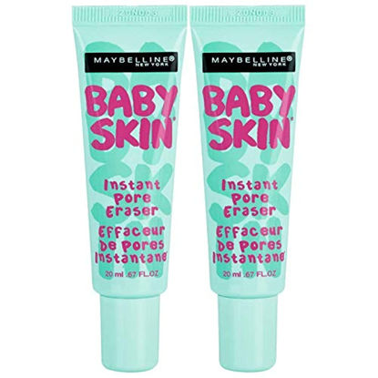 Picture of Maybelline Baby Skin Instant Pore Eraser Primer Makeup, Clear, 2 Count