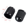Picture of 20 Pack Tyre Valve Dust Caps for Car, Motorbike, Trucks, Bike, Bicycle (Black)