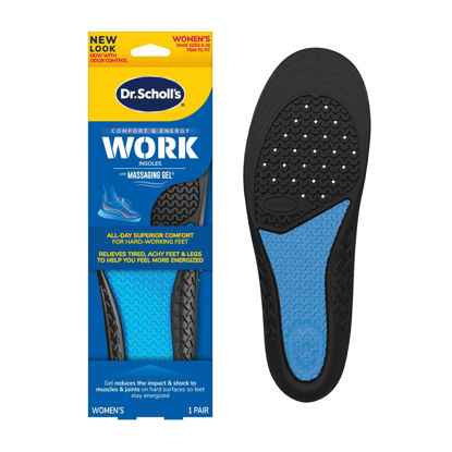 Picture of Work All-Day Superior Comfort Insoles (with) Massaging Gel, Women, 1 Pair, Trim to Fit