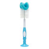 Picture of Dr. Brown's Reusable Sponge Baby Bottle Cleaning Brush with Suction Cup Stand, Scrubber and Nipple Cleaner, Blue 1-Pack