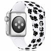 Picture of KOLEK Floral Bands Compatible with Apple Watch 38mm 40mm, Silicone Fadeless Pattern Printed Replacement Bands for iWatch Series 4 3 2 1, Paw, M, L