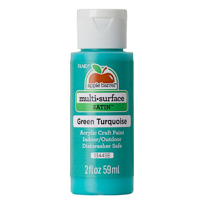 Picture of Apple Barrel Multi-Surface Acrylic Paint, 2oz, Green Turquoise