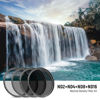 Picture of NEEWER 72mm ND Lens Filter Kit: ND2 ND4 ND8 ND16, Lens Cleaning Pen, Filter Pouch Neutral Density Filter and Accessory Kit Compatible with Canon Nikon Sony Panasonic DSLR Cameras with 72mm Lens