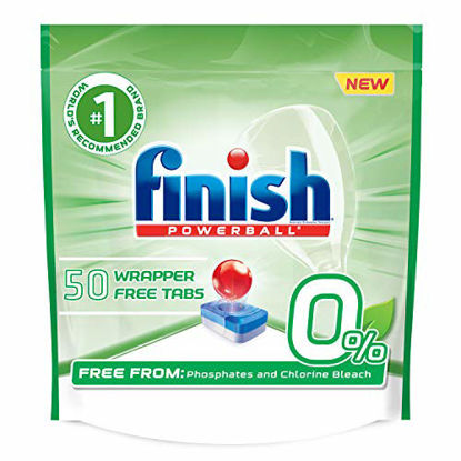 Picture of Finish - 50ct - Dishwasher Detergent - Powerball - Dishwashing Tablets - Dish Tabs