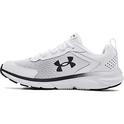 Picture of Under Armour Men's Charged Assert 9 Running Shoe Road, White (108)/Black, 11.5