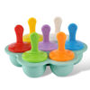 Picture of JBYAMUS Silicone Popsicle Molds, Ice Pop Molds, Storage Container for Homemade Food, Kids Ice Cream DIY Pop Molds - BPA Free (R-Green)
