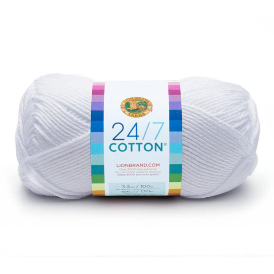 Picture of (1 Skein) 24/7 Cotton® Yarn, White