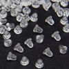 Picture of 500pcs Clear Earring Backings, Earring Backs Bullet Clutch Stopper Replacements Hypoallergenic Secure Earring Backs for Studs Fish Hook Earrings