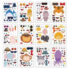 Picture of 24 Sheets 8.27''×5.9'' Make Your Own Animals Stickers for Kids Toddlers, Make a Face Stickers for Kids Party Favors Activities