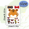 Picture of 24 Sheets 8.27''×5.9'' Make Your Own Animals Stickers for Kids Toddlers, Make a Face Stickers for Kids Party Favors Activities