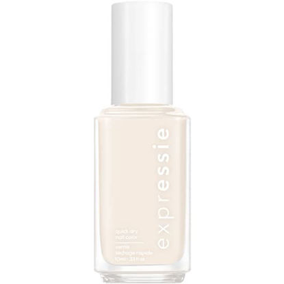Picture of essie expressie, Quick-Dry Nail Polish, 8-Free Vegan, Eggshell White, Daily Grind, 0.33 fl oz