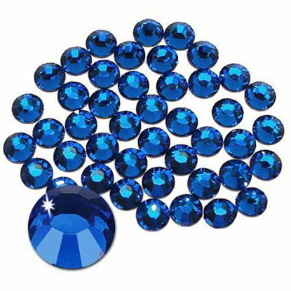 Jollin Glue Fix Crystal Flatback Rhinestones Glass Diamantes Gems for Nail  Art Crafts Decorations Clothes Shoes(ss3 2880pcs, Amber)