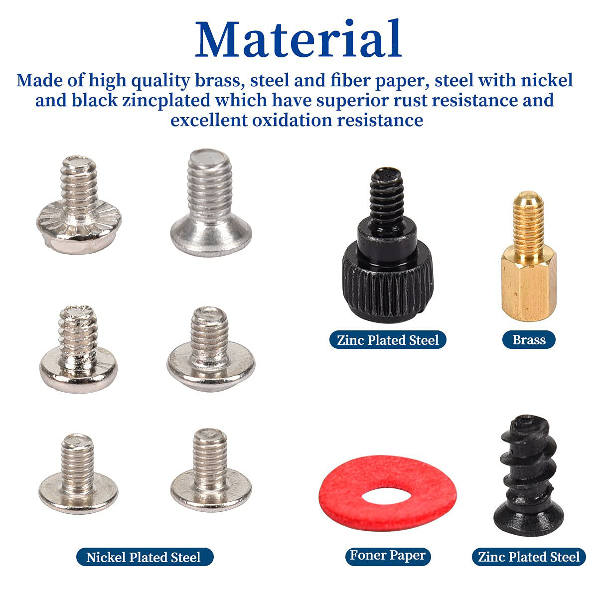 GetUSCart 420PCS Computer Screws Standoffs Assortment Kit, Motherboard