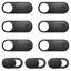 Picture of Laptop Camera Cover, 0.027 Inch Ultra Thin Camera Cover, Webcam Privacy Cover Fits on Computer, Laptop, MacBook, PC, Cell Phone, iPhone, iPad, iMac, Tablet, Black Web Cam Cover Sliders (9 Pack)