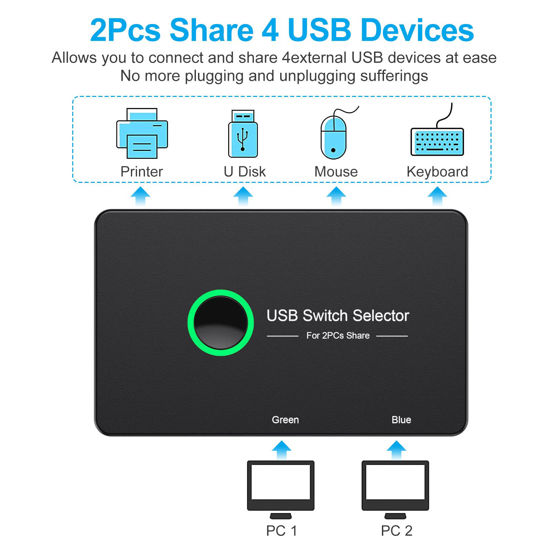 usb switch 2 computers 1 keyboard