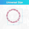 Picture of Car Bling Crystal Rhinestone Engine Start Ring Decals, 2 Pack Car Push Start Button Cover/Sticker, Key Ignition Knob Bling Ring, Sparkling Car Interior Accessories for Women (Pink1)