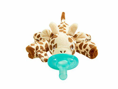Picture of Philips AVENT Soothie Snuggle Pacifier Holder with Detachable Pacifier, 0m+, Giraffe, SCF347/01