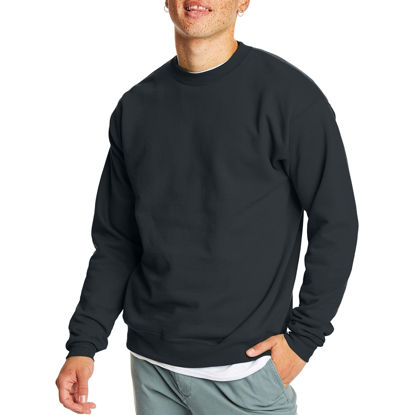 Picture of Hanes Men's EcoSmart Sweatshirt, Black, Medium