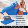 Picture of 4Monster Camping Towels Super Absorbent, Fast Drying Microfiber Travel Towel, Quick Dry Ultra Soft Compact Gym Towel for Swimming Beach Hiking Yoga Travel Sports Backpack