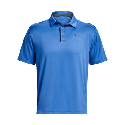 Picture of Under Armour Men's Standard Tech Golf Polo, (469) Water / / Pitch Gray, X-Large