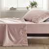 Picture of Bedsure Twin Sheets Set - Soft 1800 Twin Bed Sheets for Boys and Girls, 3 Pieces Hotel Luxury Dusty Pink Sheets Twin, Easy Care Polyester Microfiber Cooling Bed Sheet Set