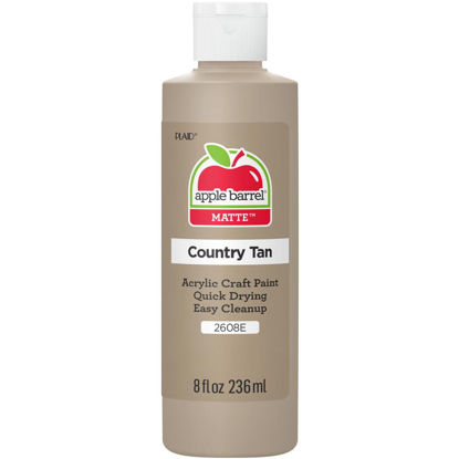 Picture of Apple Barrel Acrylic Paint in Assorted Colors (8 oz), K2608 Country Tan