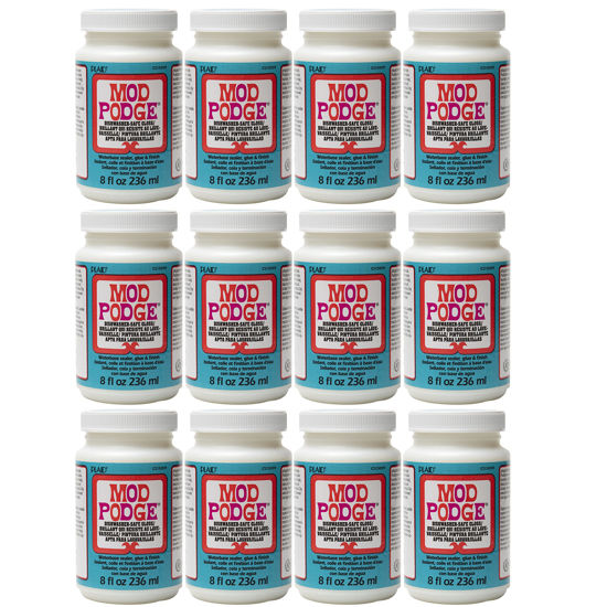 Picture of Mod Podge Dishwasher Safe Waterbased Sealer, Decoupage Glue with Gloss Finish, 8 fl oz (Pack of 12),Clear,CS15059B