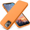 Picture of OTOFLY Compatible with iPhone 12 Case and iPhone 12 Pro Case 6.1 inch(2020),[Silky and Soft Touch Series] Premium Soft Liquid Silicone Rubber Full-Body Protective Bumper Case (Orange)