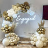 Picture of PartyWoo Retro White Balloons, 50 pcs 5 Inch White Sand Balloons, Latex Balloons for Balloon Garland Arch as Party Decorations, Birthday Decorations, Wedding Decorations, Baby Shower Decorations