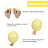 Picture of RUBFAC 129pcs Pastel Yellow Balloons Different Sizes 18 12 10 5 Inches Light Yellow Balloons for Happy Birthday Wedding Anniversary Baby Shower Garland Arch Party Decoration