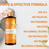 Picture of Dr Jacobs Naturals All-Natural Castile Orange + Ginger Body Wash with Plant-Based Ingredients - Gentle and Effective - Sulfate-Free, Paraben-Free, and Cruelty-Free Formula for Nourished Skin (32 oz, 2 Pack)