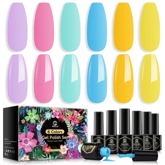 Eternal Pastel Nail Polish Sets for Women (CANDY PASTELS) - Pastel Nail  Polish Set for Girls - Long Lasting & Quick Dry Nail Polish Set for Home  DIY Manicure Pedicure - Made