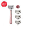 Picture of Flamingo 5-Blade Razors for Women - 1 Razor Handle + 4 5-Blade Refills + 1 Shower Holder - Rose