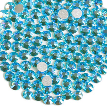  Beadsland Hotfix Rhinestones, 1440pcs Flatback Crystal  Rhinestones for Crafts Clothes DIY Decorations, Hyacinth AB, SS20, 4.6-4.8mm