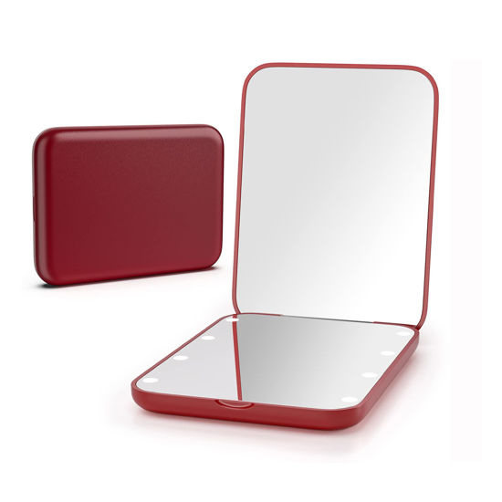 Buy Scarlet Line Professional Small Round Dual Sided Handy Purse Mirror  Ergonomic Compact Magnifying Hand Mirror for Makeup, Travel with Handle  Online at Best Prices in India - JioMart.
